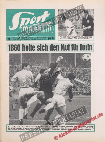 Sportmagazin Nr. 16A, 12.04.1965 bis 18.04.1965