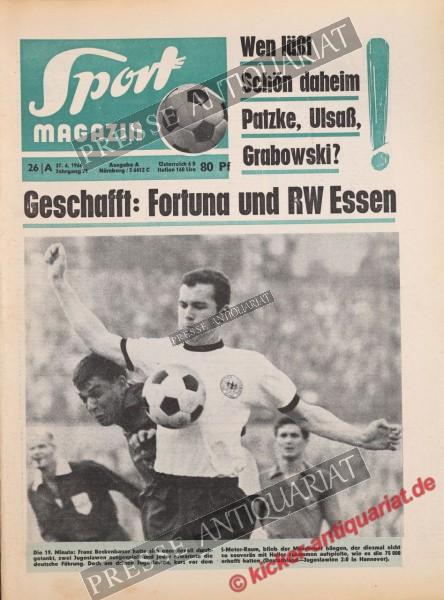Sportmagazin Nr. 26A, 27.06.1966 bis 03.07.1966