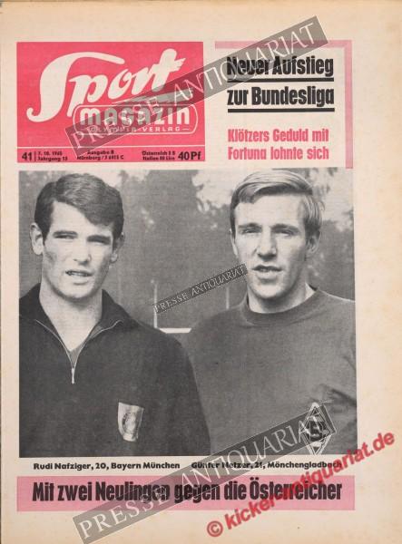 Sportmagazin Nr. 41B, 07.10.1965 bis 13.10.1965