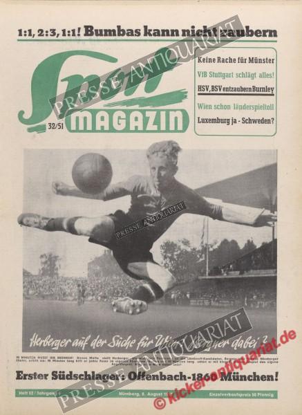 Sportmagazin Nr. 32, 08.08.1951 bis 14.08.1951