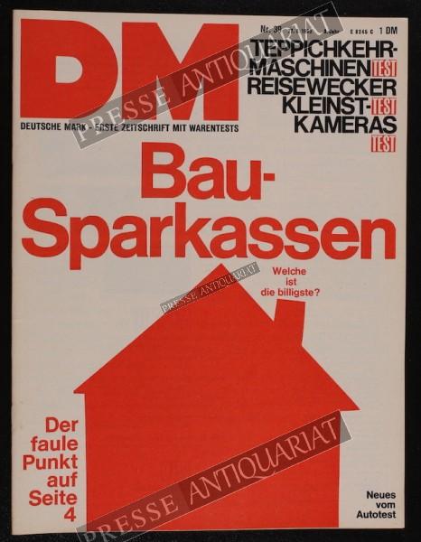 DM Die Deutsche Mark Zeitschrift mit dem Warentest, 27.09.1963 bis 03.10.1963