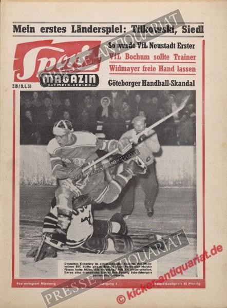 Sportmagazin Nr. 2B, 09.01.1958 bis 15.01.1958