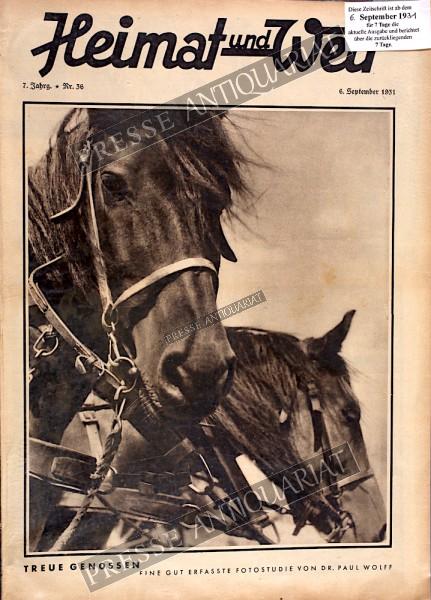 Heimat und Welt Illustrierte, 06.09.1931 bis 12.09.1931
