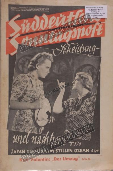 Süddeutsche Sonntagsblatt, 19.01.1941 bis 25.01.1941