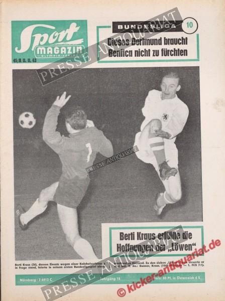 Sportmagazin Nr. 45A, 11.11.1963 bis 17.11.1963