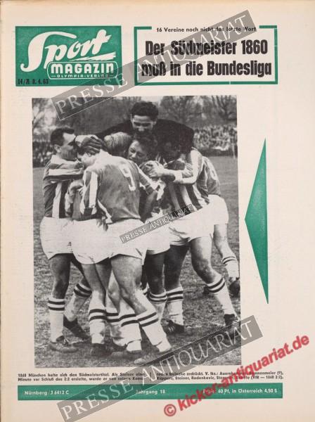 Sportmagazin Nr. 14A, 08.04.1963 bis 14.04.1963
