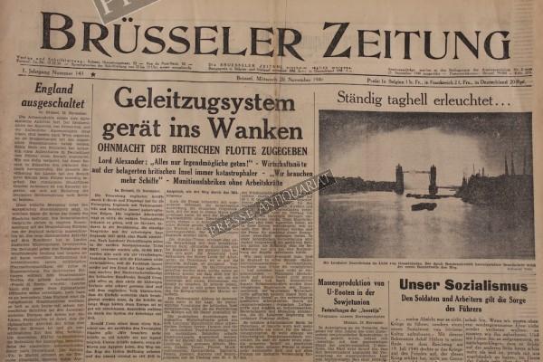 Brüsseler Zeitung, 20.11.1940