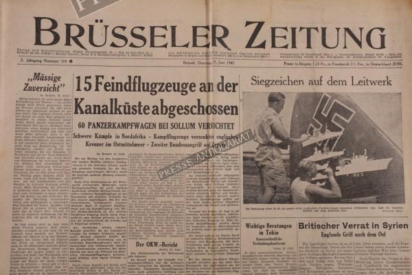 Brüsseler Zeitung, 17.06.1941