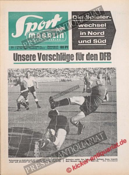 Sportmagazin Nr. 31A, 26.07.1965 bis 01.08.1965