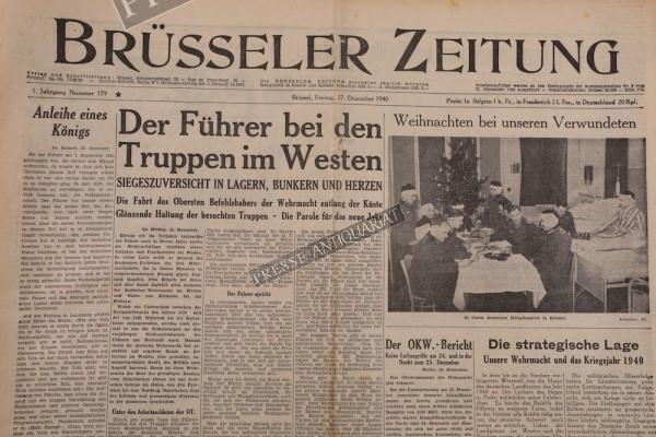 Brüsseler Zeitung, 27.12.1940