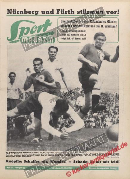 Sportmagazin Nr. 21, 23.05.1951 bis 29.05.1951