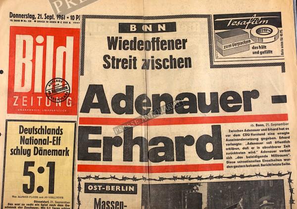 Bild Zeitung, 21.10.1961