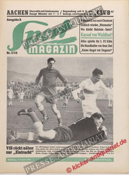 Sportmagazin Nr. 3A, 18.01.1954 bis 24.01.1954