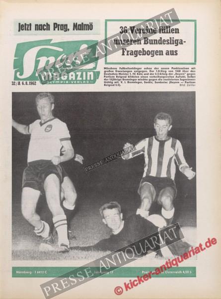 Sportmagazin Nr. 32A, 06.08.1962 bis 12.08.1962