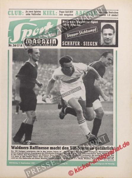 Sportmagazin Nr. 36A, 09.09.1957 bis 15.09.1957