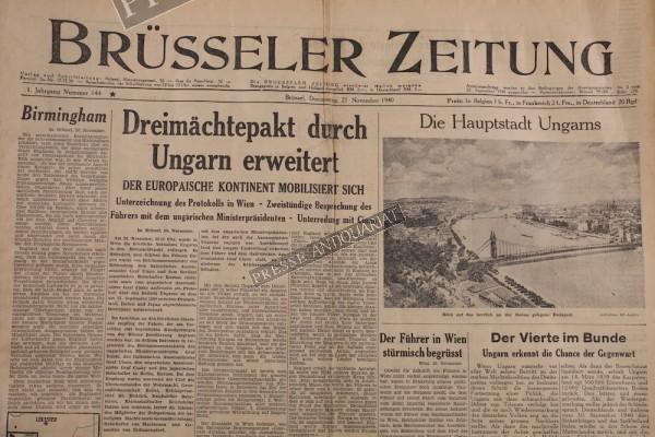 Brüsseler Zeitung, 21.11.1940
