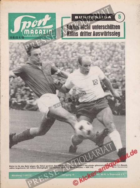 Sportmagazin Nr. 38A, 23.09.1963 bis 29.09.1963