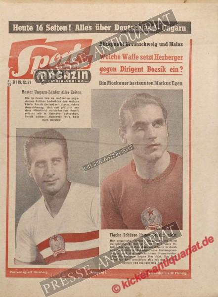 Sportmagazin Nr. 51B, 19.12.1957 bis 25.12.1957