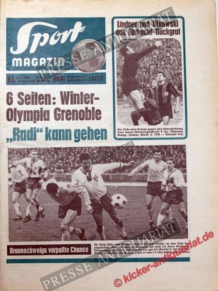 Sportmagazin Nr. 6A, 05.02.1968 bis 11.02.1968