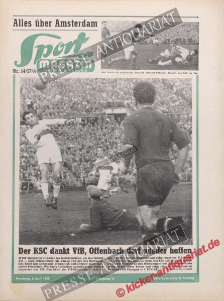 Sportmagazin Nr. 14A, 08.04.1957 bis 14.04.1957