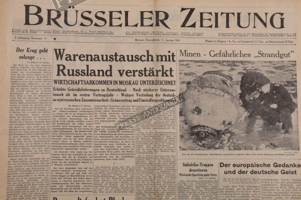 Brüsseler Zeitung, 11.01.1941