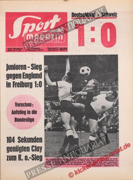 Sportmagazin Nr. 22B, 27.05.1965 bis 02.06.1965