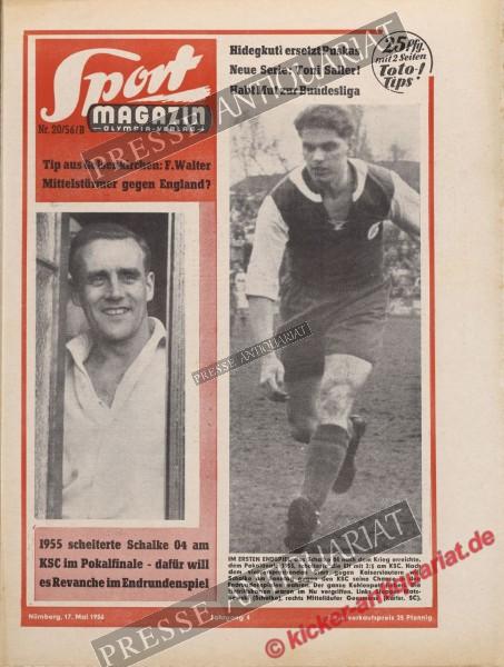 Sportmagazin Nr. 20B, 17.05.1956 bis 23.05.1956