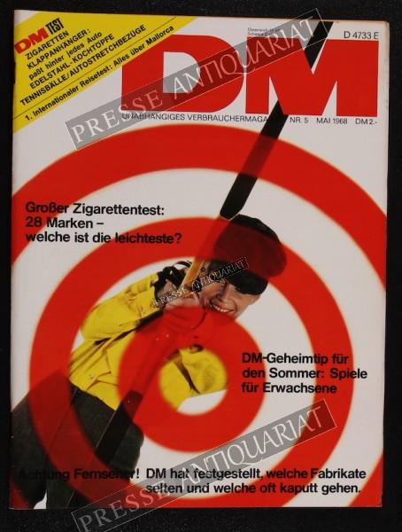DM Unabhängiges Verbrauchermagazin mit dem Warentest, 01.05.1968 bis 31.05.1968