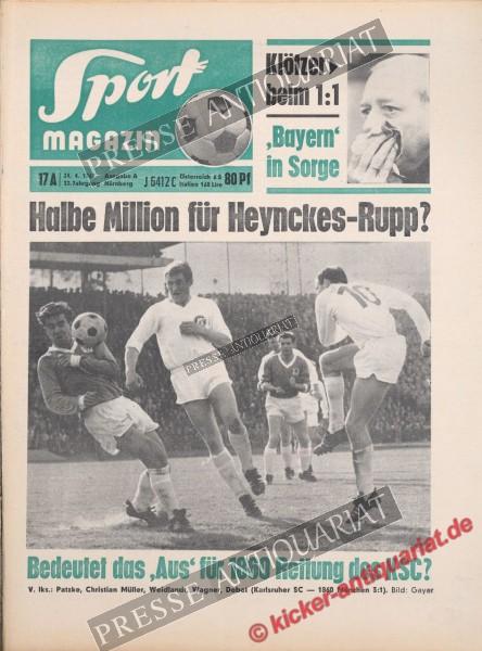 Sportmagazin Nr. 17A, 24.04.1967 bis 30.04.1967