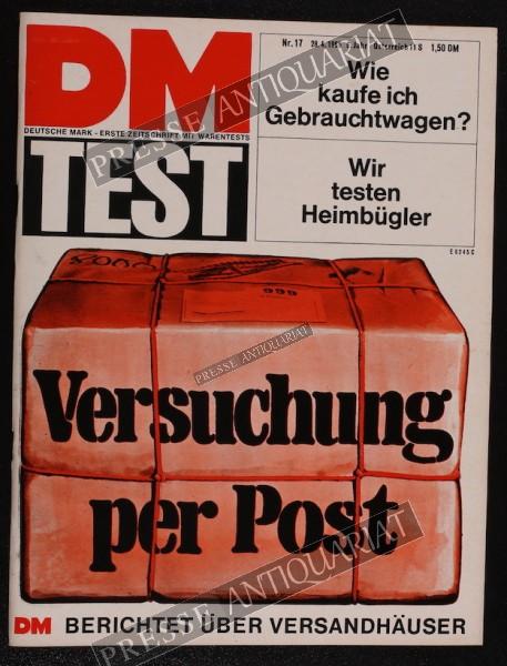 DM Die Deutsche Mark Zeitschrift mit dem Warentest, 28.04.1966 bis 04.05.1966