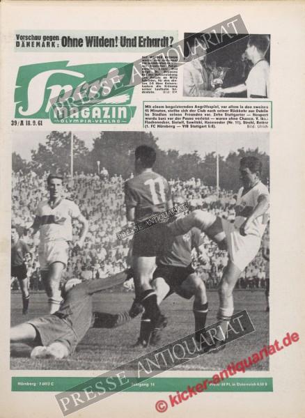 Sportmagazin Nr. 39A, 18.09.1961 bis 24.09.1961