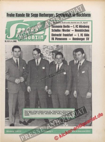 Sportmagazin Nr. 15A, 09.04.1962 bis 15.04.1962