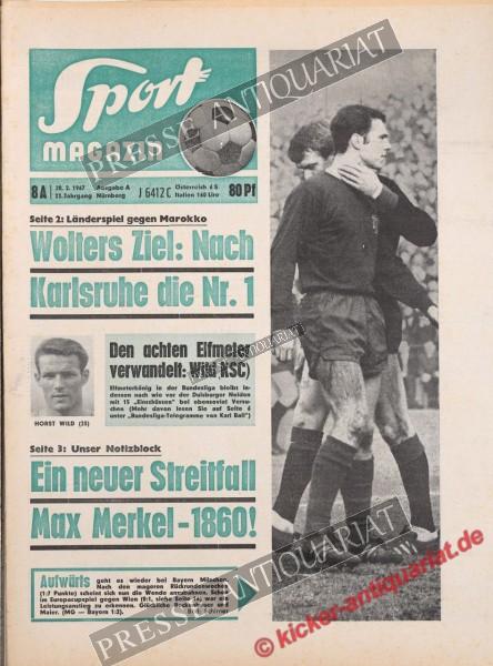 Sportmagazin Nr. 8A, 20.02.1967 bis 26.02.1967