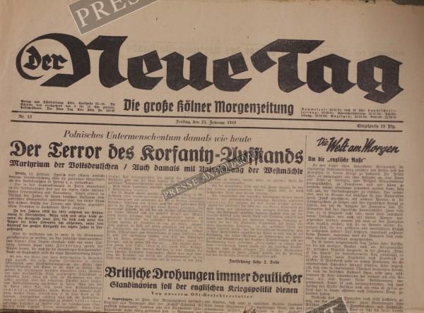 Der Neue Tag, 23.02.1940