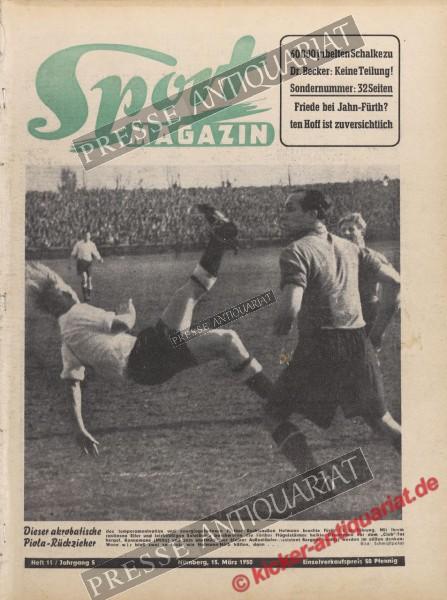 Sportmagazin Nr. 11, 15.03.1950 bis 21.03.1950