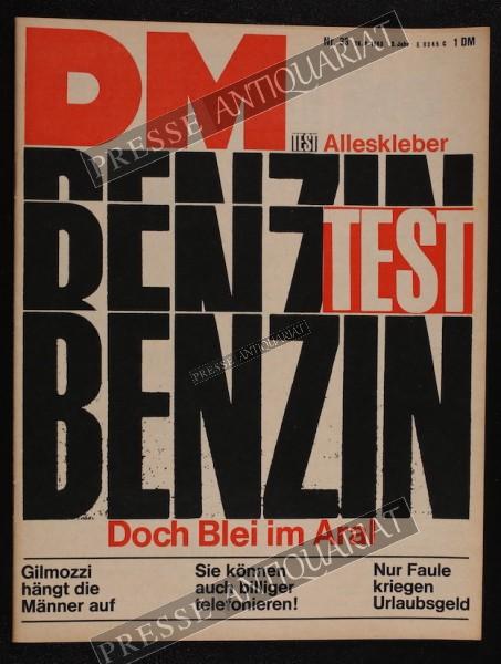 DM Die Deutsche Mark Zeitschrift mit dem Warentest, 16.08.1963 bis 22.08.1963