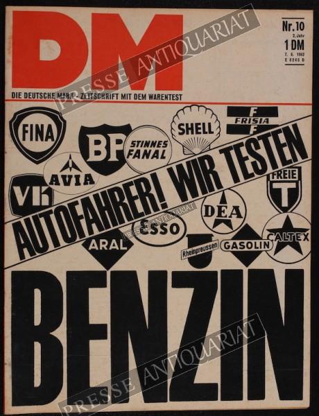 DM Die Deutsche Mark Zeitschrift mit dem Warentest, 07.05.1962 bis 20.05.1962