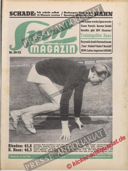 Sportmagazin Nr. 29A, 15.07.1953 bis 21.07.1953