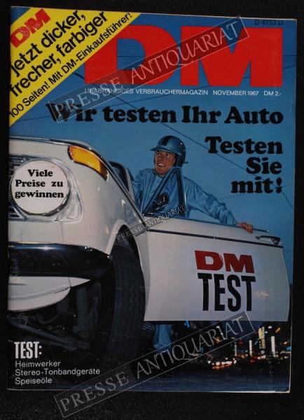 DM Unabhängiges Verbrauchermagazin mit dem Warentest, 01.11.1967 bis 30.11.1967