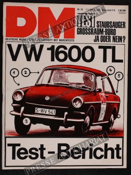 DM Die Deutsche Mark Zeitschrift mit dem Warentest, 07.04.1966 bis 13.04.1966