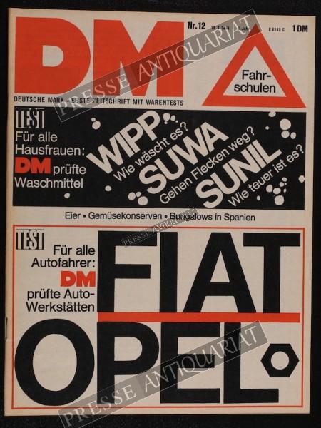 DM Die Deutsche Mark Zeitschrift mit dem Warentest, 18.03.1965 bis 24.03.1965