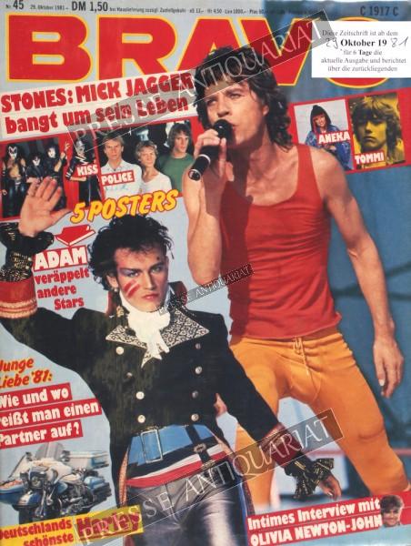 Bravo Zeitschrift, 29.10.1981 bis 04.11.1981