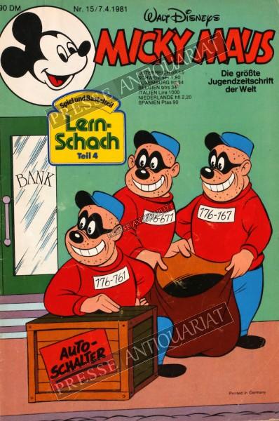 Micky Maus Comic, 07.04.1981 bis 13.04.1981