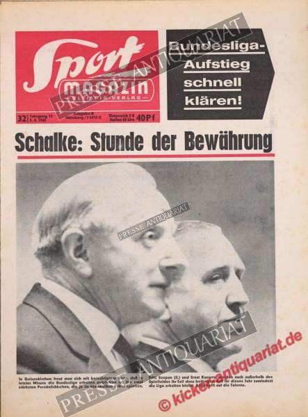 Sportmagazin Nr. 32B, 05.08.1965 bis 11.08.1965
