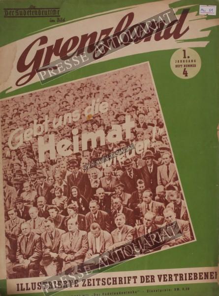 Illustrierte Zeitschrift der Vertriebenen Grenzland, 01.05.1951 bis 31.05.1951