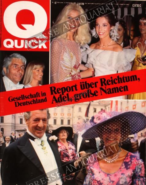 Quick Illustrierte, 12.11.1981 bis 18.11.1981