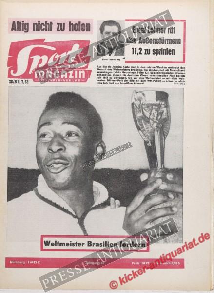 Sportmagazin Nr. 28B, 11.07.1962 bis 17.07.1962