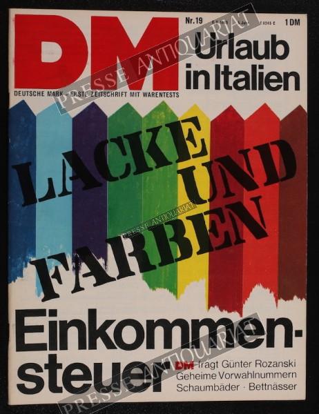 DM Die Deutsche Mark Zeitschrift mit dem Warentest, 06.05.1965 bis 12.05.1965