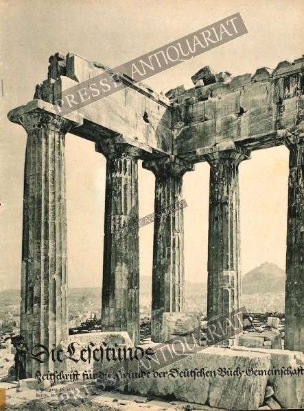 Die Lesestunde, 22.05.1931 bis 04.06.1931