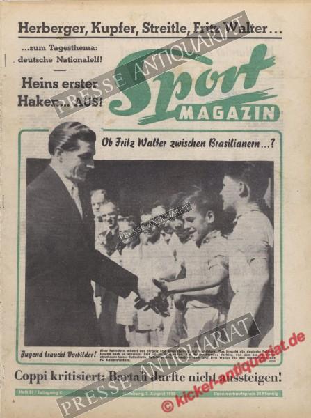 Sportmagazin Nr. 31, 02.08.1950 bis 08.08.1950